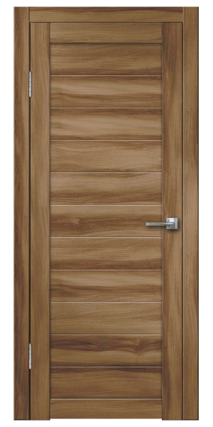 Межкомнатная дверь Дверная линия Грация 1 ДГ Барон темный 600х2000