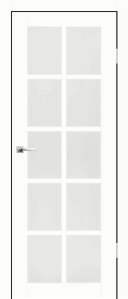 Межкомнатная дверь Synergy Верона 3 ДО Белый матовый/ Сатин 600х2000
