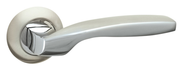 Дверная ручка Fuaro R.AR54.BOSTON SN/CP Никель матовый/Хром