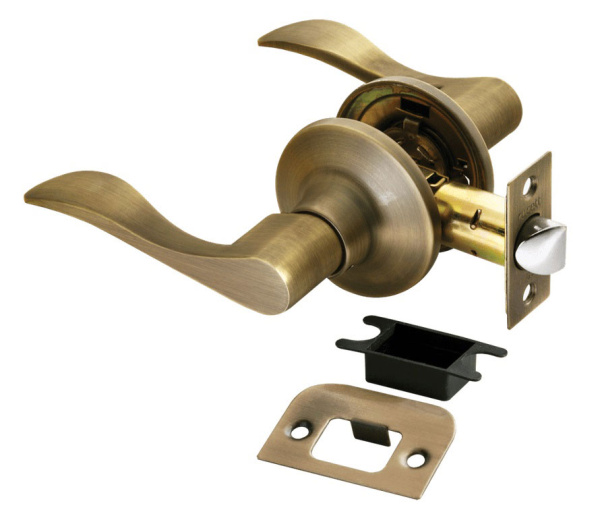 Дверная ручка-защелка Rucetti HK-03  MAB Бронза матовая