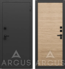 Входная дверь с терморазрывом Argus Тепло Муар графит 7021 Ивен Дуб европейский 970х2050 Правое