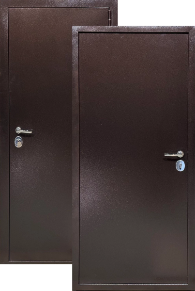 Входная дверь Выбор Новосел сталь 2К Антик медь 860х2050 Левое