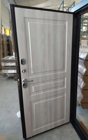 Входная дверь с терморазрывом Промет Термо Норд Антик серебро