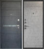 Входная дверь Страж 3К URBAN Бетон графит/ Бетон светлый 860х2050 Левое