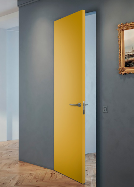 Скрытая дверь INVISIBLE Эмаль базовый цвет без кромки  600х2000