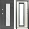 Входная дверь с терморазрывом Промет Консул МДФ Антацит/ МДФ Вайт 880х2050 Левое