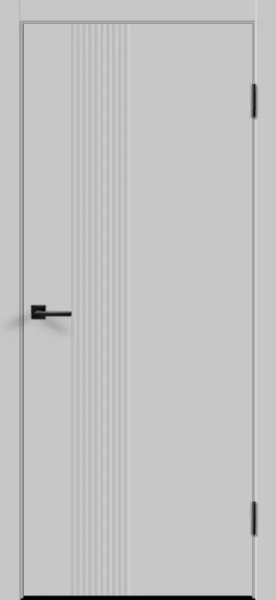 Межкомнатная дверь VellDoris SCANDI 3D 1 Светло-серый 900х2000