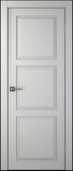 Межкомнатная дверь Synergy Фрэско ДГ Серый матовый 900х2000