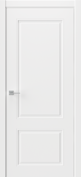 Межкомнатная дверь WestStyle Eliss 3 ДГ Белый матовый 600х2000