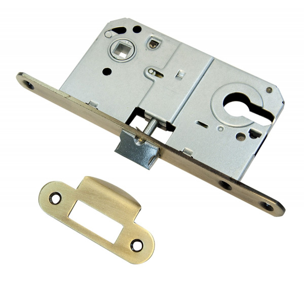 Замок под цилиндр металлический Bussare BUS 2085  AB Бронза античная