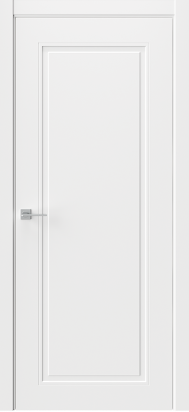 Межкомнатная дверь WestStyle Eliss 1 ДГ Белый матовый 600х2000