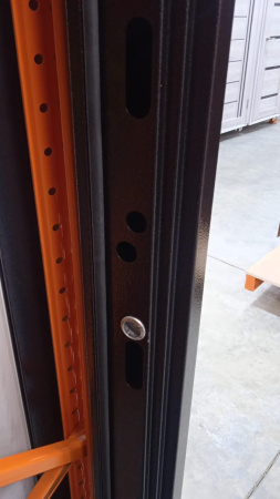 Входная дверь Страж 3К Броня Классика Антик медь/ Ясень белый 860х2050 Правое