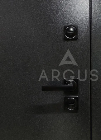 Входная дверь с терморазрывом Argus Тепло Букле черный Ивен