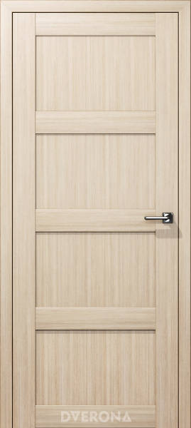 Межкомнатная дверь DVERONA Кватро Амурская лиственница/ Глухая вставка 600х2000