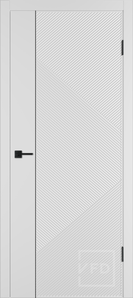 Межкомнатная дверь VFD Linea ART 1 Polar BM 600х2000 (Врезка под замок)