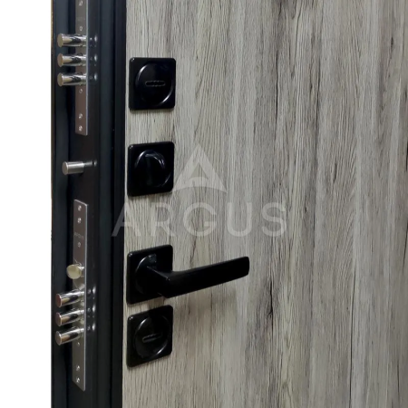 Входная дверь с терморазрывом Argus Тепло Букле черный Ивен