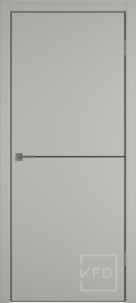 Межкомнатная дверь VFD Urban 1 Emalex Taupe/ кромка BE с 4-х сторон  900х2000 (Врезка под замок)