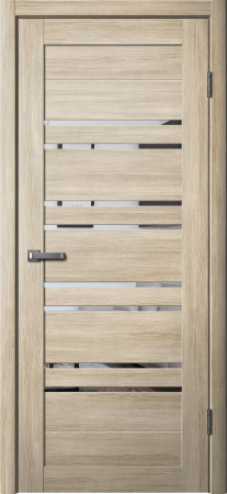 Межкомнатная дверь FlyDoors 282 ДО  Ясень латте/ Зеркало  700х2000