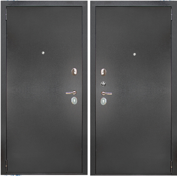 Входная дверь Дверной континент ДК-70 металл Антик серебро 860х2050 Левое