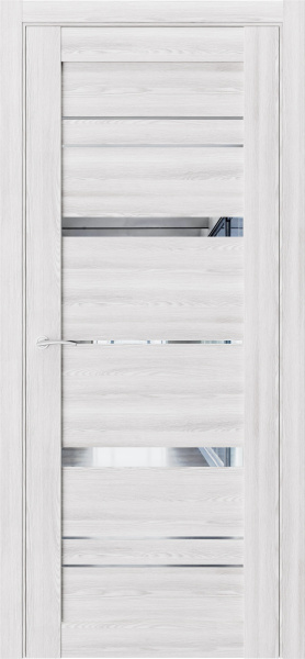 Межкомнатная дверь WestStyle CZ 2 ДО Клен айс/ Зеркало графит 600х2000