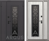 Входная дверь с терморазрывом Argus ПОД ЗАКАЗ Букле черный/ ПВХ по каталогу 1150х2050 Правое