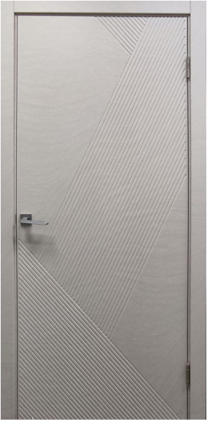 Межкомнатная дверь модель N-1 Геометрия Белый жемчуг 900х2000