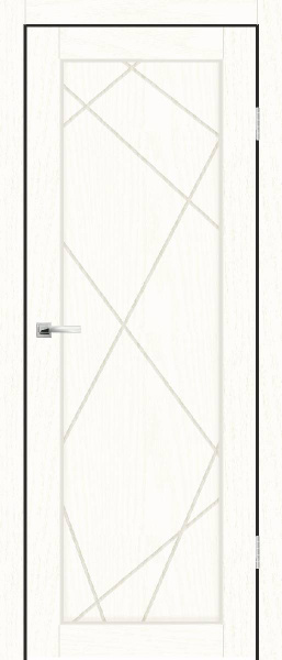 Межкомнатная дверь Synergy Призма ДГ Ясень снежный 900х2000