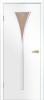 Межкомнатная дверь Дверная линия 04 ДO SALE Белый/Бронза 700х2000