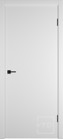 Межкомнатная дверь VFD Basic Z Emalex Ice/ ABS в цвет полотна 600х2000 (Защелка пласт. WC + накладные петли)
