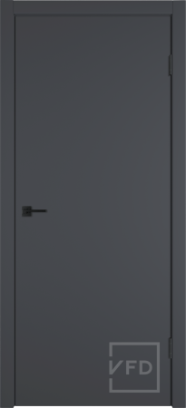 Межкомнатная дверь VFD Basic Z Emalex Onyx/ ABS черная 800х2000 (Защелка пласт. WC + накладные петли)