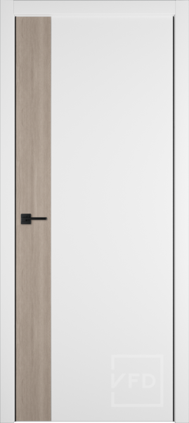 Межкомнатная дверь VFD Urban V Emalex Ice/ кромка BE с 2-х сторон 600х2000 (Врезка под замок)