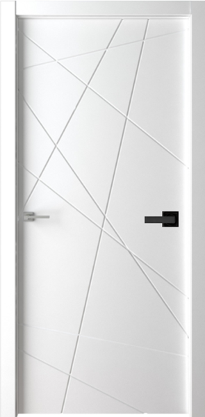 Межкомнатная дверь модель S-1 Паутинка Белый 600х2000