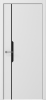 Межкомнатная дверь Albero Графика-4 ДГ Белый/ кромка ABS черная с 4-х сторон 800х2000