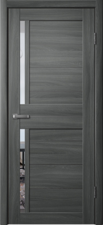 Межкомнатная дверь FlyDoors 202 ДО Ясень графит/ Зеркало 800х2000