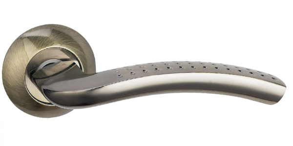 Дверная ручка Bussare PRATICO A-09-10  GR/AB Графит/Античная бронза