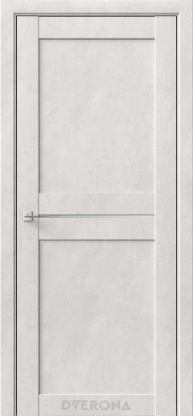 Межкомнатная дверь DVERONA Омега Бетон светлый/ Сатин 600х2000
