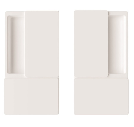 Ручка без запирания AGB B30000.01  W Белый