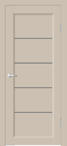 Межкомнатная дверь VellDoris STYLE 1 ДО EMALUX Кварцит/ Мателюкс графит 600х2000