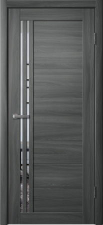 Межкомнатная дверь FlyDoors 270 ДО  Ясень графит/ Зеркало  600х2000
