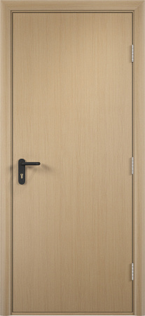 Дверь противопожарная деревянная глухая ДДПГ-01 EI-60 Беленый дуб 600х2000