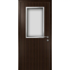 Влагостойкая дверь Kapelli classic ДО Дуб венге 900х2000/ ст. Прозрачное h900х600