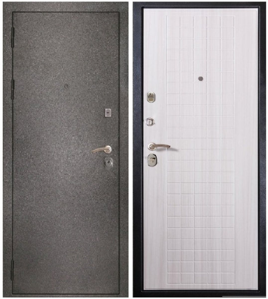 Входная дверь Сударь МД-26 Антик серебро/ Сандал белый 860х2050 Левое