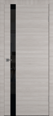 Межкомнатная дверь VFD Solo ДО Stone Oak/ Black Gloss 900х2000