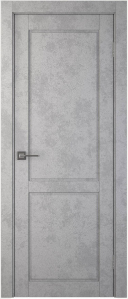 Межкомнатная дверь Synergy Плаза ДГ Бетон серый 600х2000