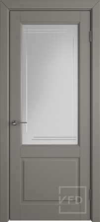 Межкомнатная дверь VFD Dorren ДО Stone/ Crystal Cloud L 700х2000