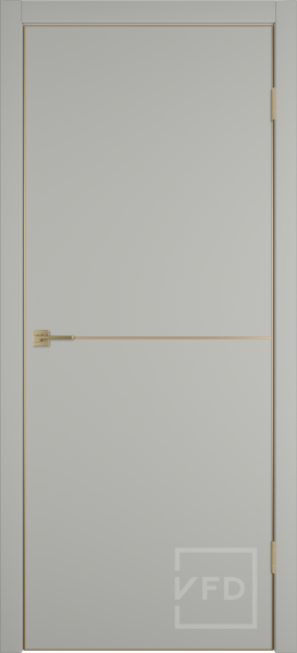 Межкомнатная дверь VFD Urban 1 Emalex Taupe/ кромка GE с 4-х сторон 900х2000 (Врезка под замок)