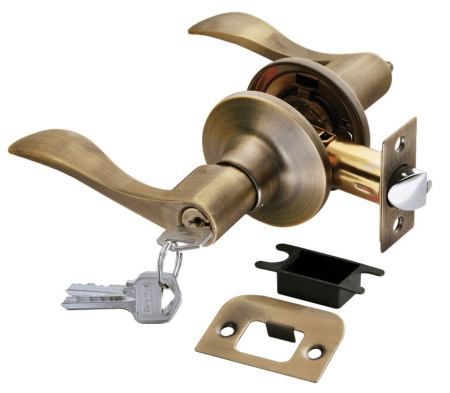 Дверная ручка-защелка Rucetti HK-03 L  MAB Бронза матовая