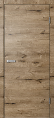 Межкомнатная дверь FlyDoors LF 01 ДГ  Дуб пацифик   600х2000
