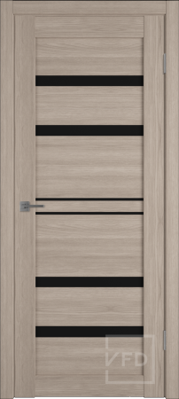 Межкомнатная дверь VFD Atum Pro 26 ДО Red Oak/ Black Gloss 600х2000