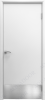 Влагостойкая дверь AquaDoor гладкая с отбойной пластиной Белый 600х2000